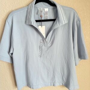 NWT CALIA by Carrie Underwood Light Blue Crop Top